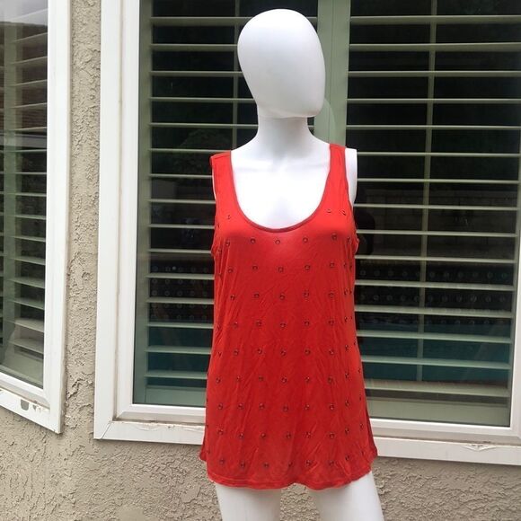 Kenneth Cole New York Rings Tank TopSize Large - Picture 2 of 8